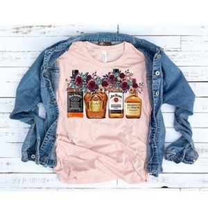 Floral Liquor Tee